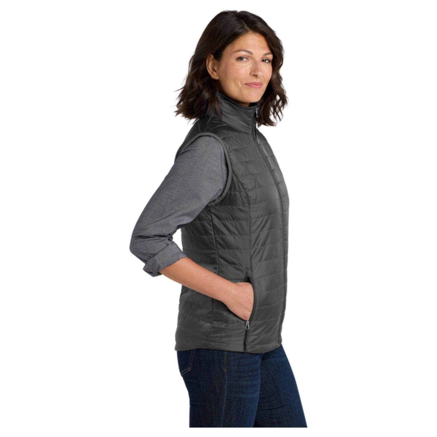 Port Authority® Ladies Packable Puffy Vest