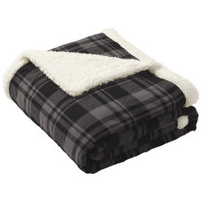Port Authority ® Flannel Sherpa Blanket