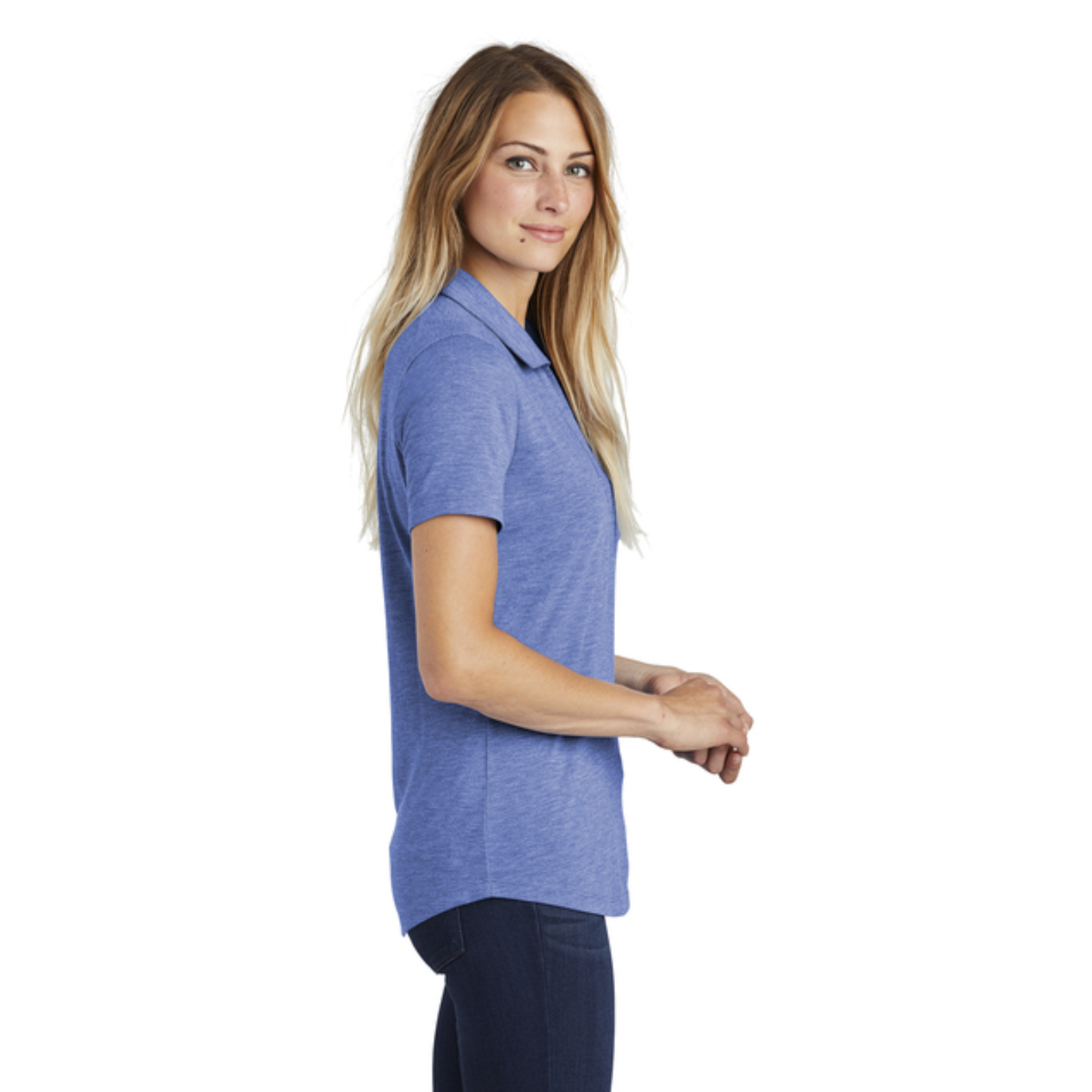 Sport-Tek ® Ladies PosiCharge ® Tri-Blend Wicking Polo