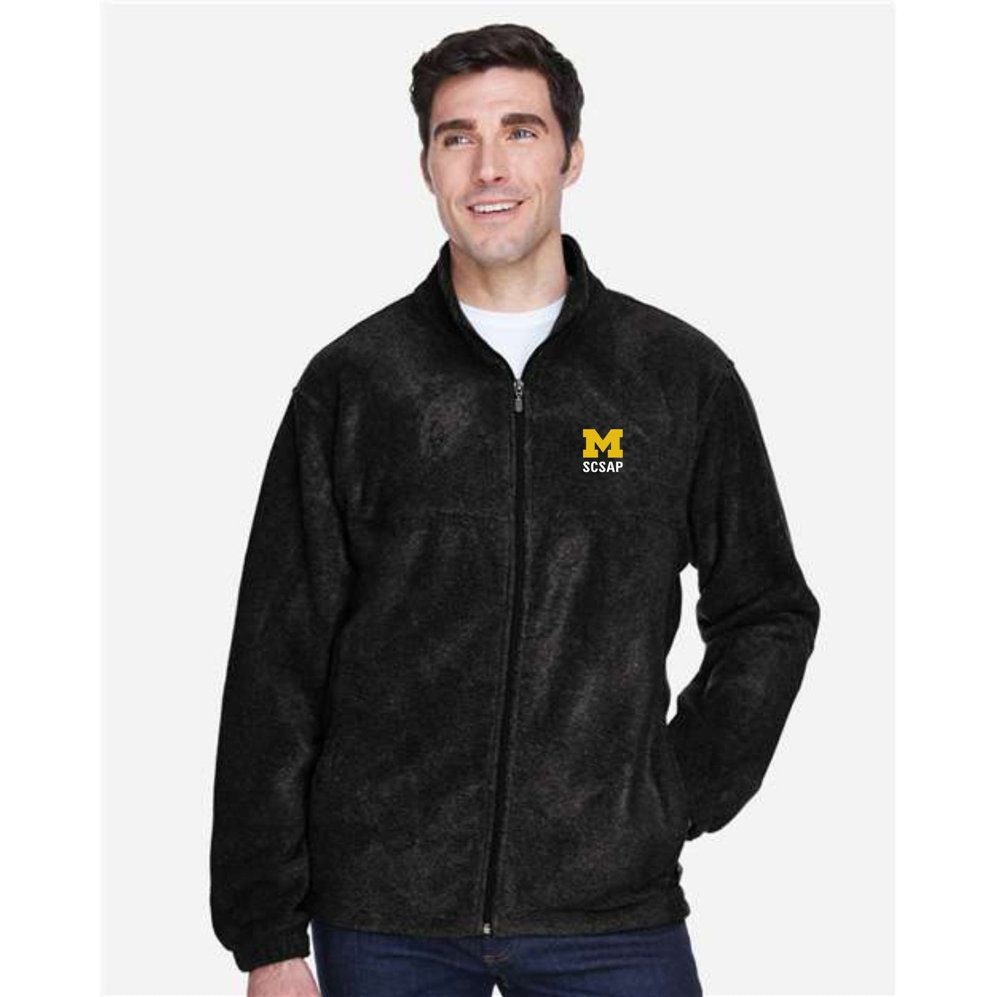 Harriton Men's Full-Zip Fleece