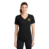 Sport-Tek® Ladies PosiCharge® RacerMesh® V-Neck Tee