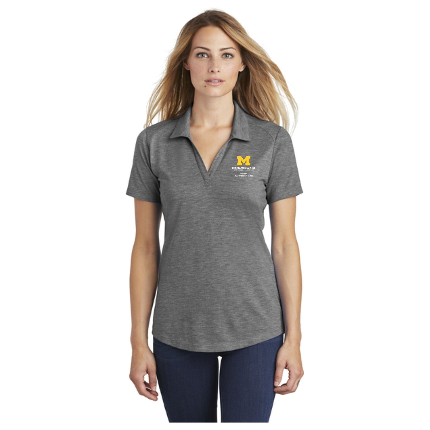 Sport-Tek ® Ladies PosiCharge ® Tri-Blend Wicking Polo