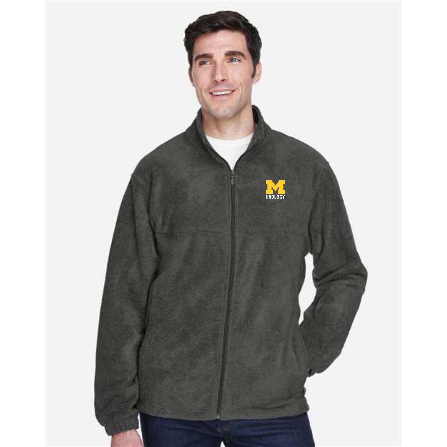 Harriton Men's Full-Zip Fleece