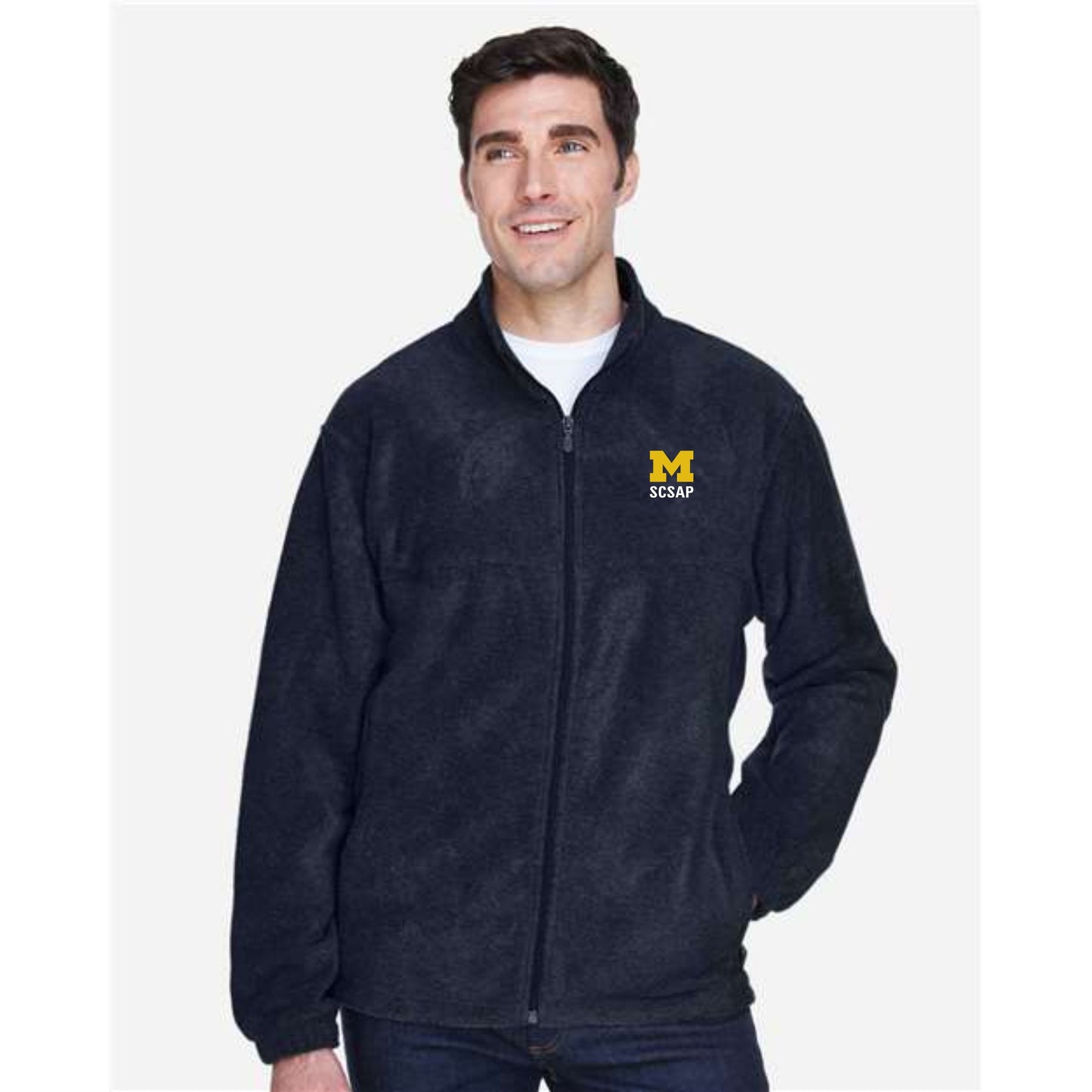Harriton Men's Full-Zip Fleece