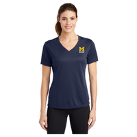 Sport-Tek® Ladies PosiCharge® RacerMesh® V-Neck Tee