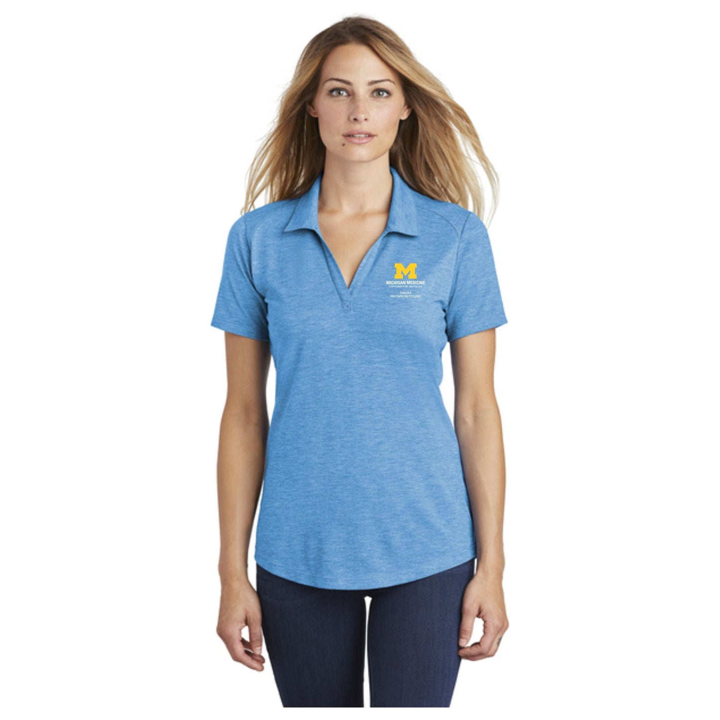 Sport-Tek ® Ladies PosiCharge ® Tri-Blend Wicking Polo