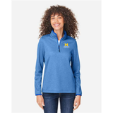 Women's Venture Heathered Stripe Quarter-Zip Pullover