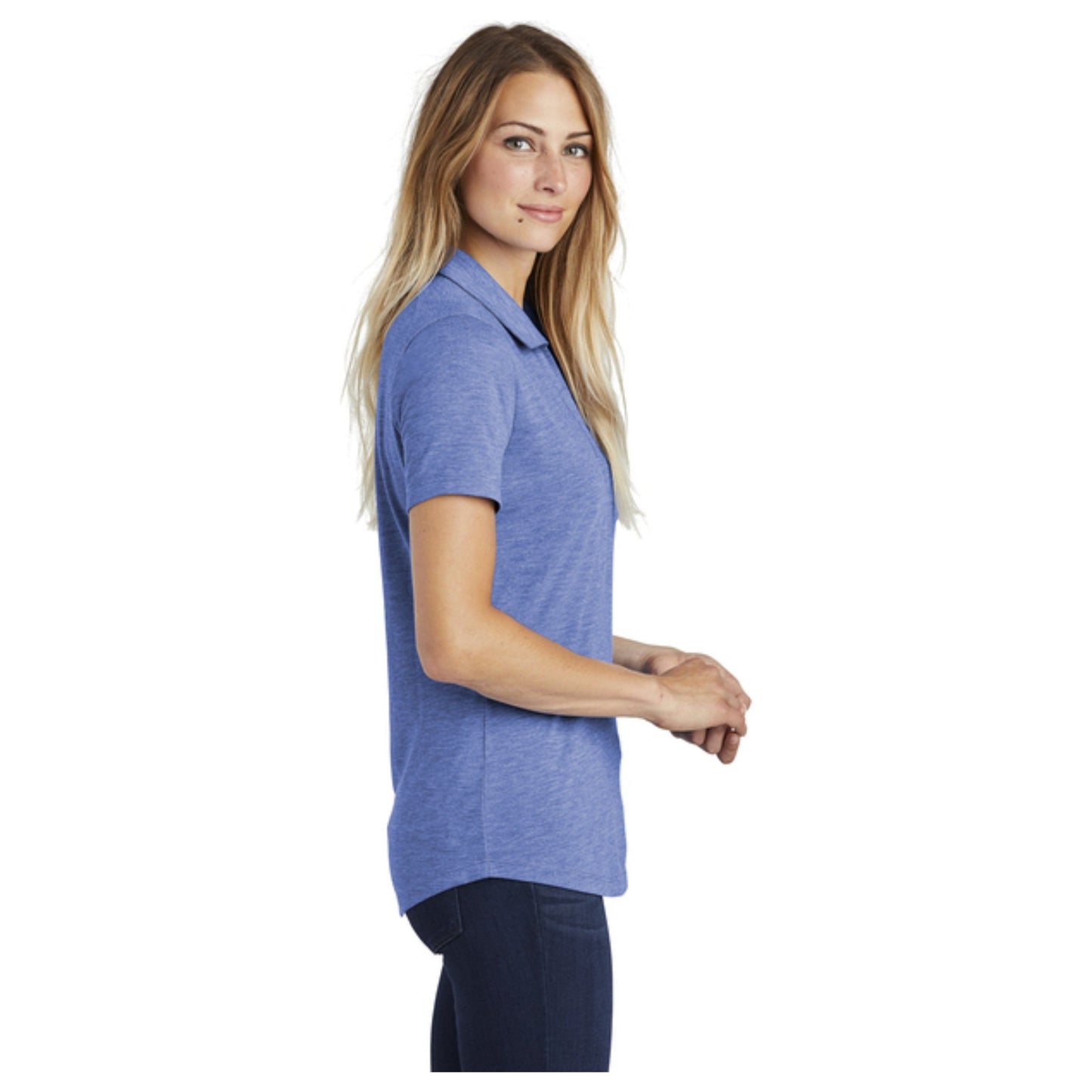Sport-Tek ® Ladies PosiCharge ® Tri-Blend Wicking Polo