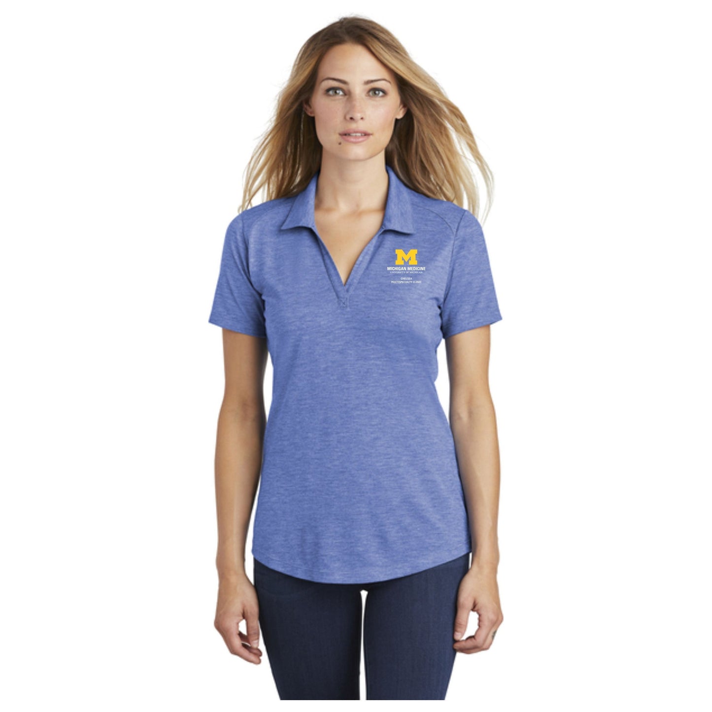 Sport-Tek ® Ladies PosiCharge ® Tri-Blend Wicking Polo