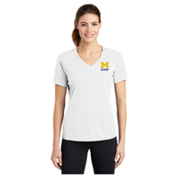 Sport-Tek® Ladies PosiCharge® RacerMesh® V-Neck Tee