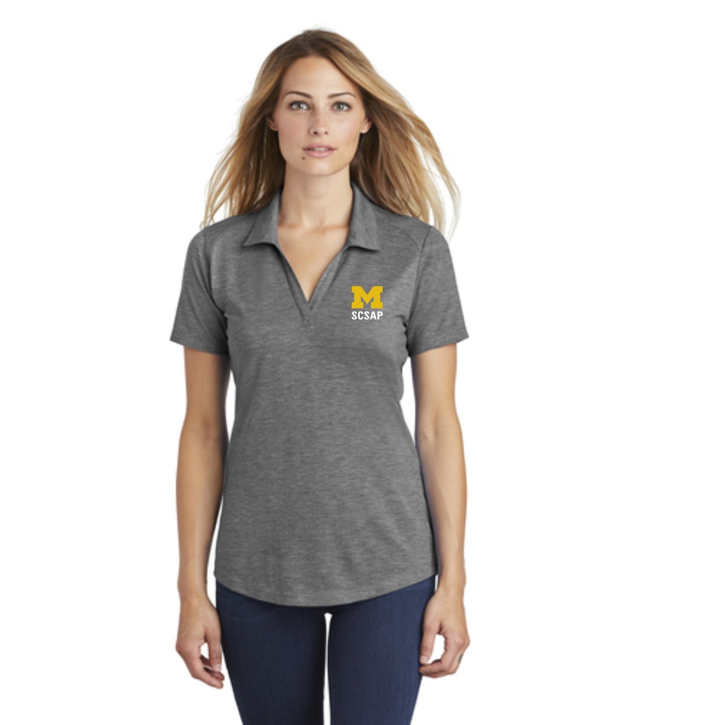 Sport-Tek ® Ladies PosiCharge ® Tri-Blend Wicking Polo