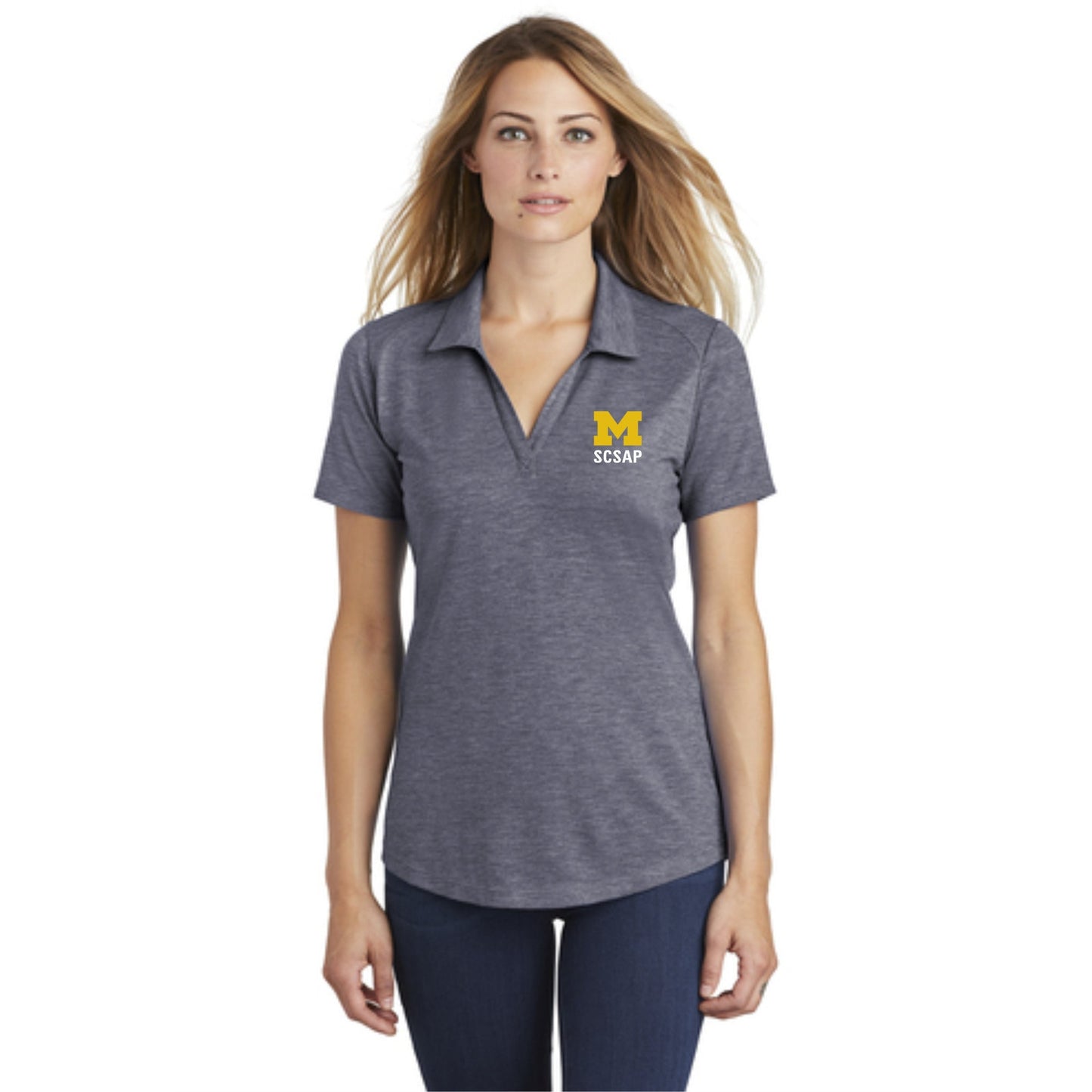 Sport-Tek ® Ladies PosiCharge ® Tri-Blend Wicking Polo