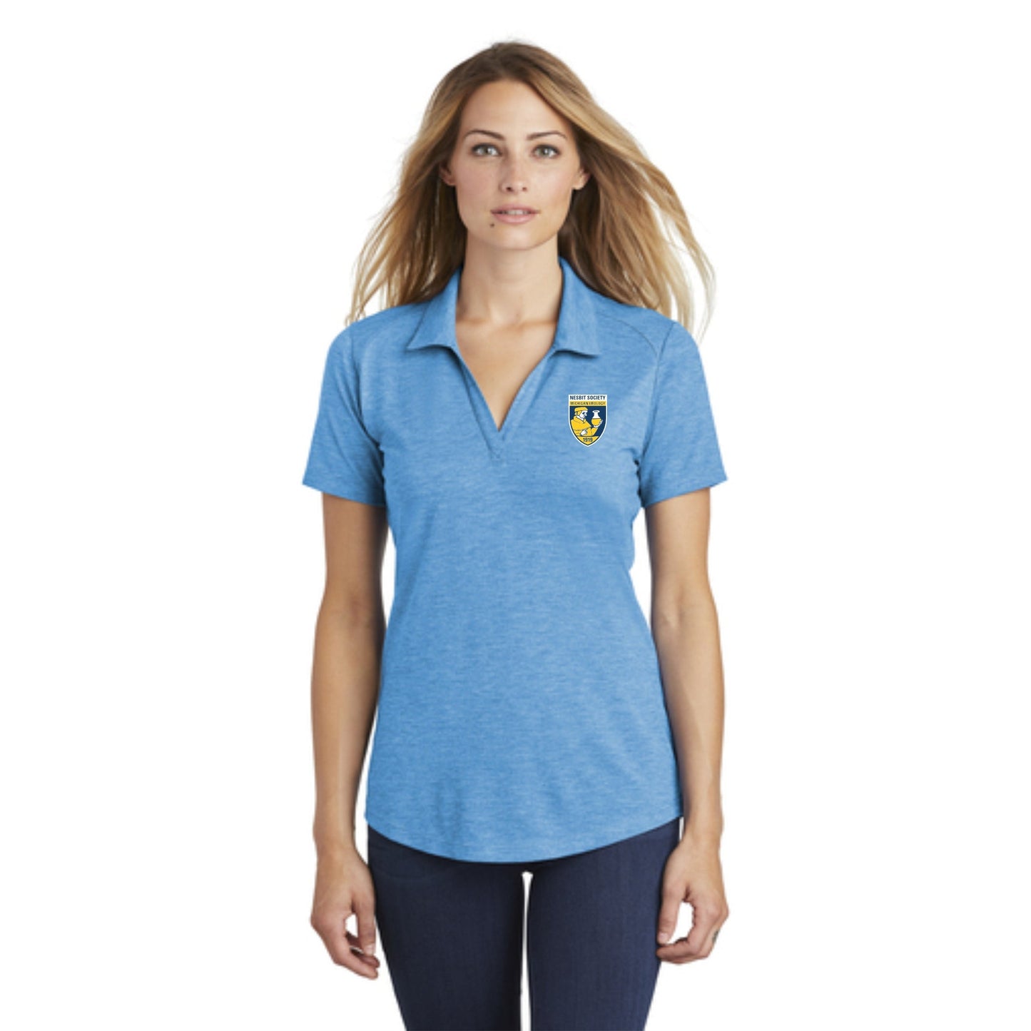 Sport-Tek ® Ladies PosiCharge ® Tri-Blend Wicking Polo