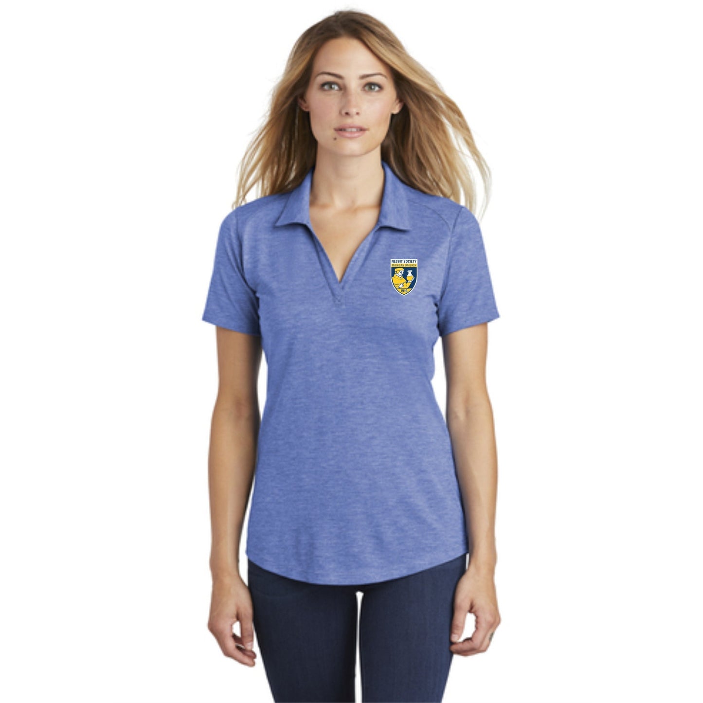 Sport-Tek ® Ladies PosiCharge ® Tri-Blend Wicking Polo