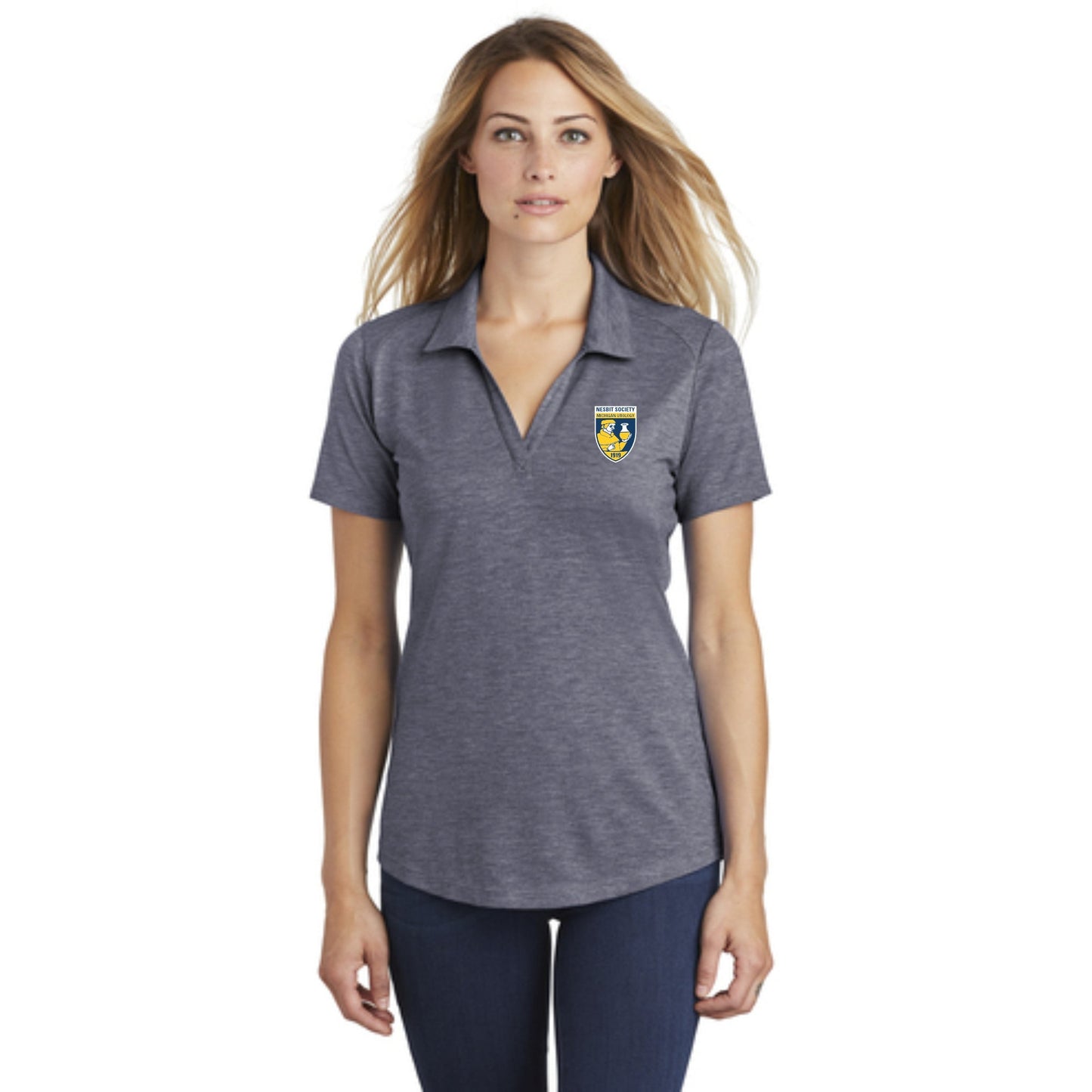 Sport-Tek ® Ladies PosiCharge ® Tri-Blend Wicking Polo